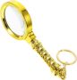 Handheld 10X Magnifier For Seniors With 60MM Gold-plated Lens Portable