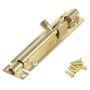 - Barrel Bolt 100MM Solid Brass Straight - 2 Pack