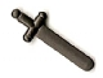 Parts Weapon - Sword Shortsword 3847 - Pearl Dark Grey