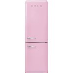 Smeg 50’S Style Bottom Mount Refrigerator Right Hinge Pink FAB32RPK5