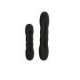 2-PACK Black Sponge Hair Bun Maker - Easy Messy Bun Styling Tool For Women