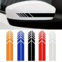 2pcs RV Stripe Stickers Rearview Mirror Reflective Vinyl Decals Decoration Fashion Car Styling Waterproof Stickers