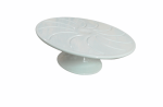 Cake Platter Cream Splatter