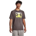 Under Armour Men's Boxed Sportstyle Short-sleeve T-Shirt 057 Ash Taupe white lime Yellow XS