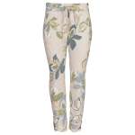Giant Lily Print Pant - Stone L xl
