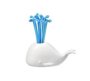 Creative Whale Fountain With 17 Piece Food Desert Forks BL-204