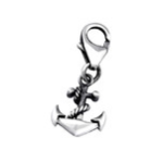 C787-C32110 - 925 Sterling Silver Anchor Dangle Charm For Charm Bracelet