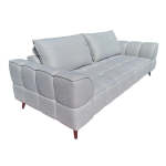 Calgary 3-SEATER In Light Grey Taupe - Light Grey