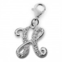 A1-C13656 - 925 Sterling Silver A-z Initial Letter Charm Dangle - C - Available On Back Order Allow 7-14 Days