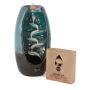 Oco Life Ceramic Mountain Water Fall Burner With Backflow Incense Cones
