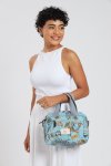 Ladies Luxury Travel Crossbody Handbag With Multiple Compartments & Wide Strap