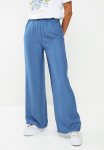 Medium Rise Flare Trousers - Blue