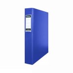 A4 2-RING 40MM Binder Blue + Overlay Polyprop