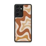 Custom Printed Tpu Cases - Samsung Galaxy S21 Ultra 5G & 39 Brown Swirl& 39 By