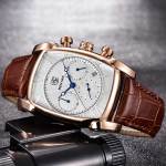 Benyar BY-5114 - White Dial & Brown Leather