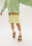 Printed Sweatshorts - Green