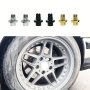 100PCS/SET Wheel Rivets Nuts For Universal Cap Lip Screw Bolt Tires Rim Cover Decoration Replacement Car Refits Accessroies