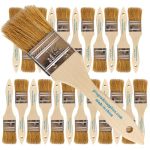 Pro Grade - Chip Paint Brushes - 24 Ea 1.5 Inch Chip Paint Brush Light Brown