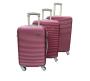 Quality 3 Piece Hard Outer Shell Travel Luggage Suitcase Set