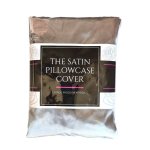 Satin Pillowcase Cover - Metallic Standard Fit - Dark Grey