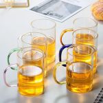 Zs - 6PC Glass Mug Set 300ML