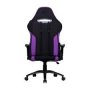 Cm Chair R3 Black Grey Purple. Ergoo Chair Lumbar And Neckrest Support. Adjustable Memory Foam.