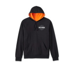 Men’s Spirit Of Freedom Reversible Hoodie – Harley Black & Harley Orange