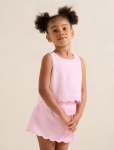 Molly Girls Scalloped Shift Top - 10-12 Yrs Candy Hearts