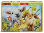 Rgs Group Farm Friends Wooden Puzzle 9 Piece