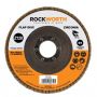 Bulk Pack 5 X Rockworth P120 Zirconia Oxide Flap Disc - 115MM