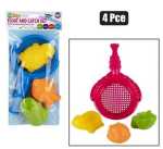 Float Baby Bath & Catch Scoop Toys 4PC