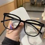 1PC Versatile And Fashionable Glasses Large Frame Glasses Trendy Photo Props Girls Decorative Glasses Daily Stylish Accessories