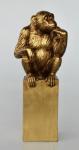 Monkey On Gold Base 39X14X13CM
