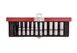 Socket Set 1 4" Imperial Deep 5 32"-1 2" 6PT 10PC
