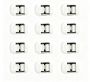 10 Piece Self Adhesive Brooms Organizer Wall Bracket