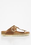 Birkenstock Gizeh Big Buckle Smooth Leather Narrow - Cognac