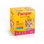 Pampers Pamper Wet Cat Food Kitten Fine Cuts In Jelly 12 X 85G Pouches