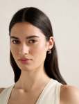 Signature Poppy Panel Small Hoop Earrings - 0 Gold