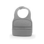 Dare-u-go 5-IN-1 Food Storage Toddler Bib - Grey