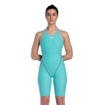 Arena Womens Powerskin St Next Open Back Racing Suit Aquamarine