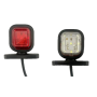 2 Pcs Car Truck Side Marking Lamp 12/24V LED Compatible With Universal