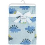 Fleece Blanket Dino Coral