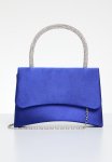Velvet Blue Bliss Clutch Bag - Blue