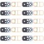10 Pcs Back Camera Lens For Xiaomi Redmi Note 10S Silver
