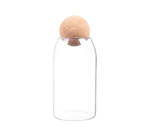 Glass Jar Cork Ball Lid 820ML