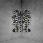 Hive Plant Holder - D 876 X L 1294 X H 2256 Mm Rusted Steel