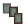 Picture Frame Pl Metallic 13X18CM Asstd - Pack Of 2