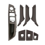 Car Standard Version Inside Doors Handle Pull Trim Cover 5141 7225 873 For Bmw F10 F18 Left Driving Dark Coffee