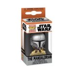 Funko Pop Pocket Keychain Star Wars The Mandalorian With Blaster