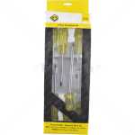 SECURI-PROD Screwdriver Set – Mts 6 Piece Black Tip